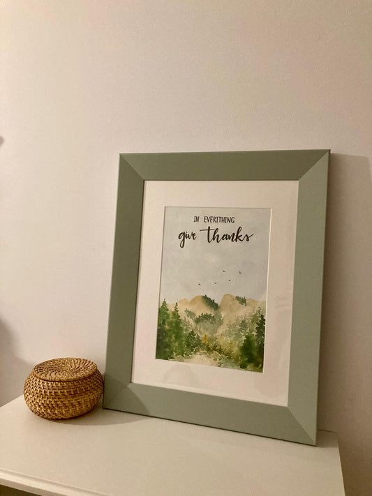 Tablou "Give thanks"